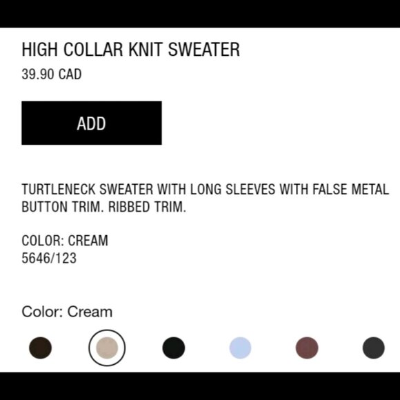 BNWT ZARA Cashmere Turtleneck. - Picture 2 of 4